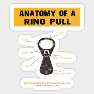 Detectorists Anatomy Of A Ring Pull by Eye Voodoo Sticker